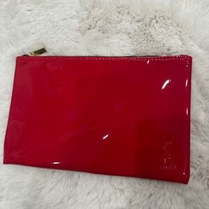 Yves Saint Laurent Glossy Red Cosmetic Bag